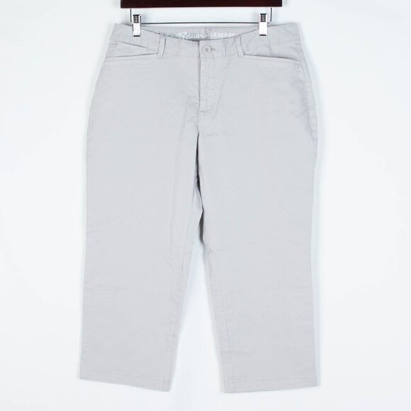 Eddie Bauer Legendwash Curvy Crop Pants Size 10P - Picture 1 of 7